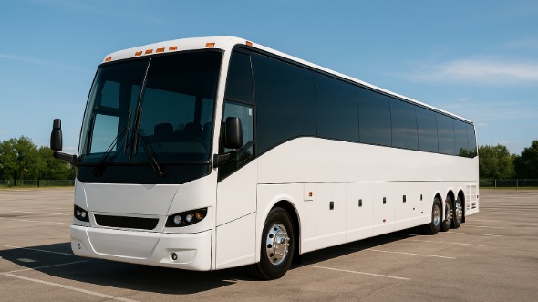 Exterior of Minnesota Party Bus Company's ADA Charter Bus in Minnesota