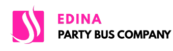 edina party bus company logo