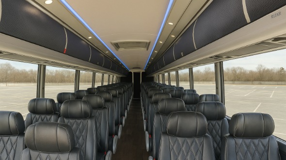 minnesota 54 passenger charter bus interior